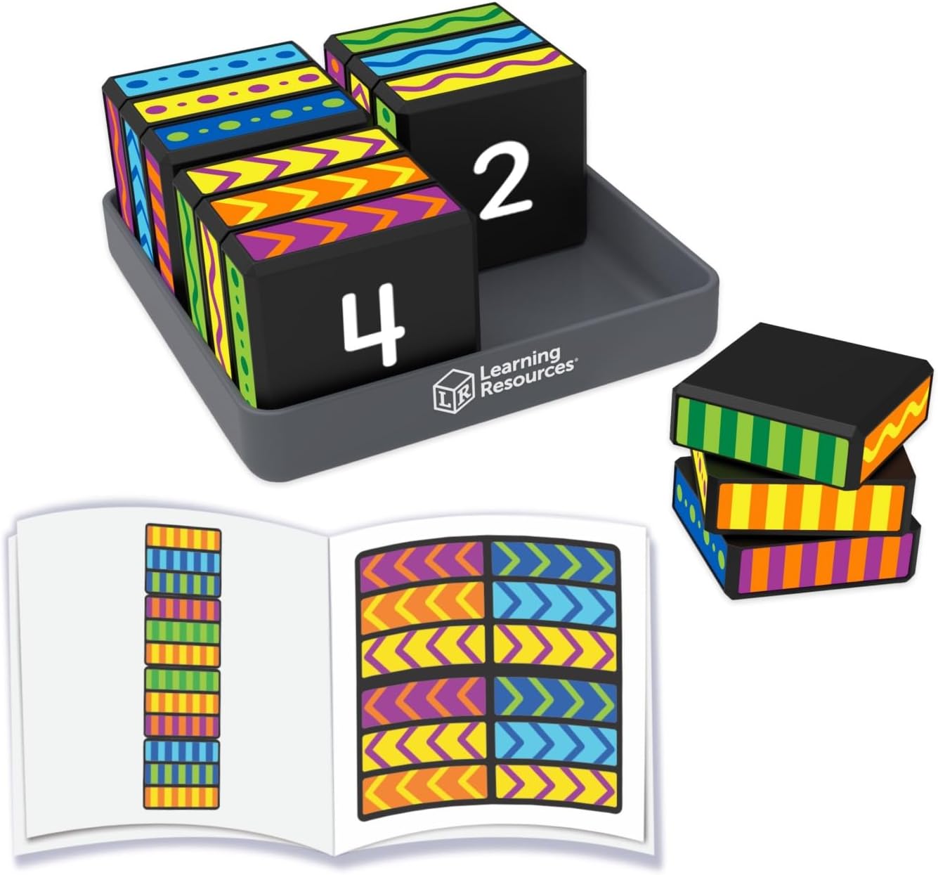 STEM Explorers Brainometry - 34 Pieces, Ages 5+ STEM Toys for Kids, Brain Teaser Toys and Games, Kindergarten Games,Back to School